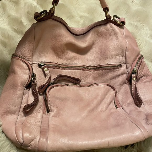 Lusher Women's Tan Leather Backpack - Picture 2 of 11
